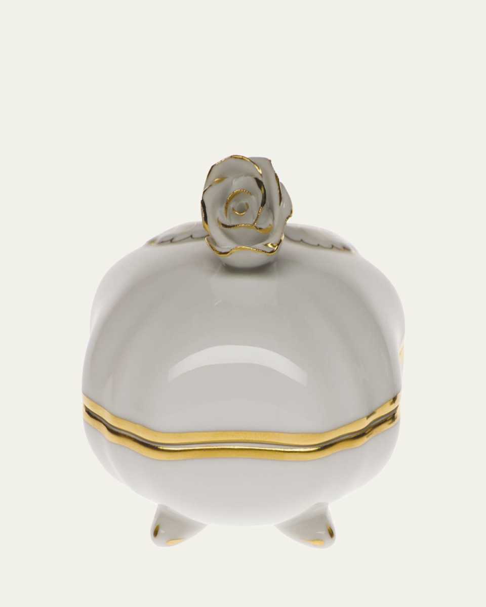 Golden Edge Covered Bonbon with Rose